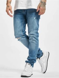 2Y Premium Herren Slim Fit Jeans Malu In Blau