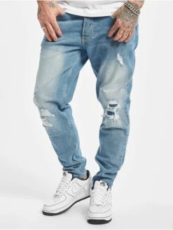 2Y Premium Herren Slim Fit Jeans Damian In Blau