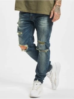 2Y Premium Herren Slim Fit Jeans Raik In Blau