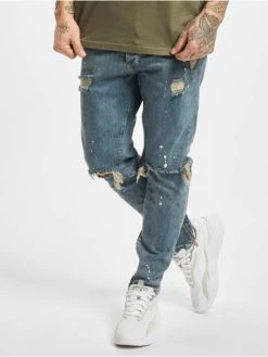 2Y Premium Herren Slim Fit Jeans Keno In Blau