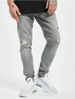 2Y Premium Herren Slim Fit Jeans Kurt In Grau