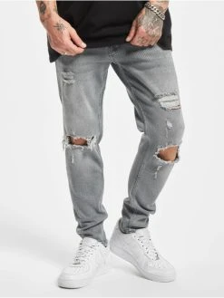 2Y Premium Herren Slim Fit Jeans Volker In Grau