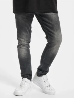 2Y Premium Herren Slim Fit Jeans Dean In Grau