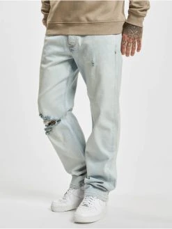 2Y Premium Herren Straight Fit Jeans Roman In Blau