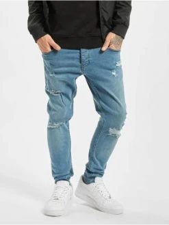 2Y Herren Slim Fit Jeans Malte In Blau