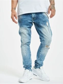 2Y Herren Slim Fit Jeans Demir In Blau