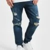 2Y Herren Slim Fit Jeans Peoria In Blau