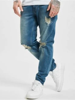 2Y Herren Slim Fit Jeans Claas In Blau