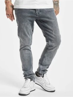 2Y Herren Slim Fit Jeans Felix In Grau