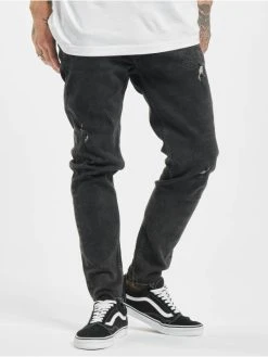 2Y Herren Slim Fit Jeans Phil In Schwarz