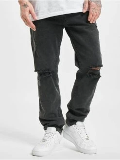 2Y Herren Slim Fit Jeans Plano In Schwarz