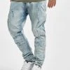 CAYLER & SONS Herren Slim Fit Jeans Paneled Denim Pants In Blau