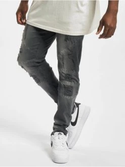 CAYLER & SONS Herren Slim Fit Jeans Paneled Denim In Schwarz