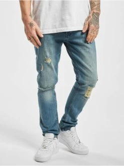 DEF Herren Slim Fit Jeans Castor In Blau