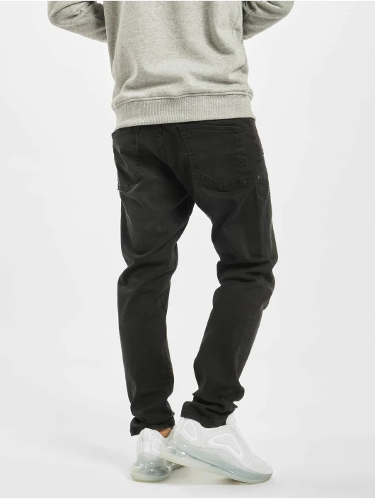 DEF Herren Slim Fit Jeans Tommy In Schwarz – Bild 2