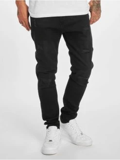DEF Herren Slim Fit Jeans Burundi In Schwarz