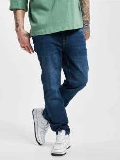 Denim Project Herren Slim Fit Jeans Dpohio Recycled Slim In Blau