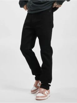 Denim Project Herren Straight Fit Jeans Dpreg. In Schwarz