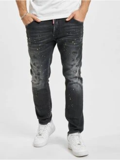 DSQUARED2 Herren Slim Fit Jeans Icon Skater In Schwarz