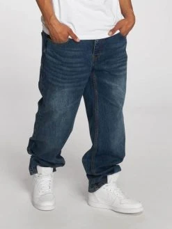 Ecko Unltd Herren Loose Fit Jeans Hang In Blau