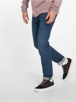 Jack & Jones Herren Straight Fit Jeans JjiTim JjOriginal In Blau