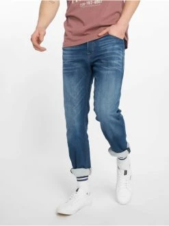 Jack & Jones Herren Straight Fit Jeans JjiMike JjOriginal In Blau
