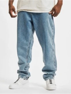 Karl Kani Herren Baggy Tapered Five Pocket In Blau