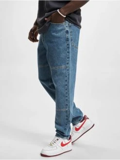 Karl Kani Herren Baggy Retro Tapered Five Pocket In Blau