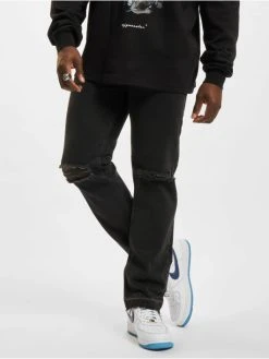 MJ Gonzales Herren Baggy Destroyed Baggy In Schwarz