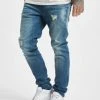Only & Sons Herren Slim Fit Jeans Loom Washed In Blau