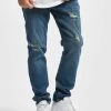 Only & Sons Herren Slim Fit Jeans Loom Damage In Blau