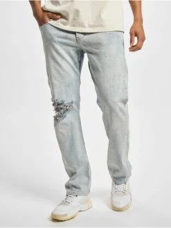 Pegador Herren Baggy Destroyed Vintage In Blau