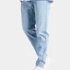 Sik Silk Herren Straight Fit Jeans Straight Cut Rose Denims In Blau