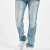 Southpole Herren Straight Fit Jeans Stretch Basic In Blau
