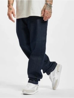 Southpole Herren Straight Fit Jeans Embroidery In Indigo