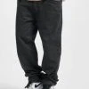 Southpole Herren Straight Fit Jeans Embossed Denim In Schwarz