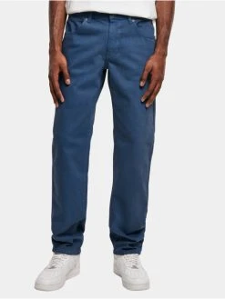 URBAN CLASSICS Herren Loose Fit Jeans Colored Loose In Blau