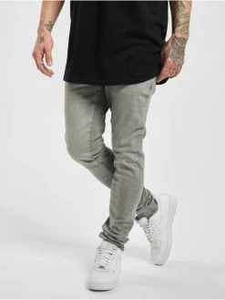 URBAN CLASSICS Herren Slim Fit Jeans Slim Fit In Grau