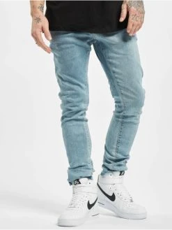 URBAN CLASSICS Herren Slim Fit Jeans Slim Fit Zip In Grau