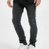 URBAN CLASSICS Herren Slim Fit Jeans Slim Fit Zip In Schwarz