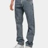 URBAN CLASSICS Herren Straight Fit Jeans Organic Straight Leg In Blau