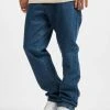 URBAN CLASSICS Herren Straight Fit Jeans Organic Straight In Blau