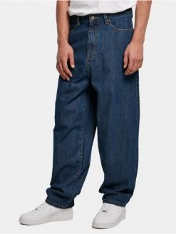URBAN CLASSICS Herren Straight Fit Jeans TB4461 In Blau