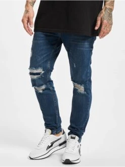 VSCT Clubwear Herren Loose Fit Jeans Keanu In Blau