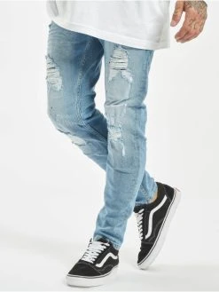 VSCT Clubwear Herren Slim Fit Jeans Thor In Blau