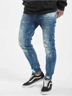 VSCT Clubwear Herren Slim Fit Jeans Thor Heavy In Blau