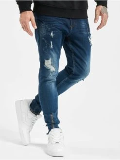 VSCT Clubwear Herren Slim Fit Jeans Keanu In Blau