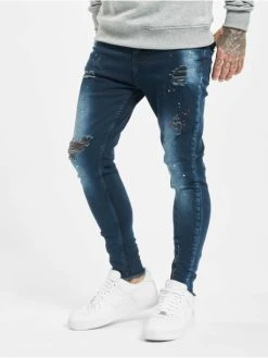 VSCT Clubwear Herren Slim Fit Jeans Keanu In Blau